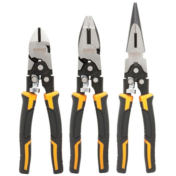 Compound Action 3-Piece Pliers Set