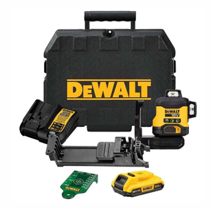 18V Compact 3 x 360ºLaser Kit.  1 x 18V Li-Ion Battery & Charger