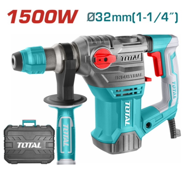 TOTAL ROTARY HAMMER SDS-PLUS 1.500W (TH1153216)