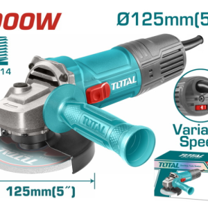 TOTAL ANGLE GRINDER 900W - 125mm WITH ADJUSTABLE SPEED (TG109125565)
