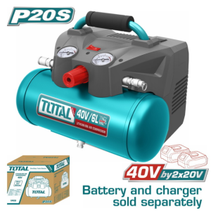 TOTAL Lithium-Ion air compressor 2X20V (TACLI2003)