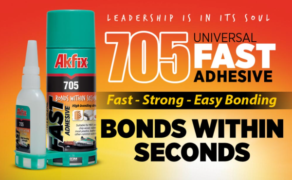 Akfix 705 Universal Fast Adhesive 400ml Kit - Image 8