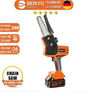20V Li-ion Rechargeable Brushless Mini Chainsaw — Ideal for Garden & Wood Cutting”