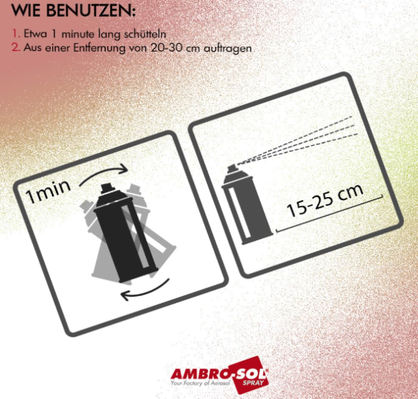 Acrylic Spray Paint 400 ML, Ambrol-Sol - Image 6