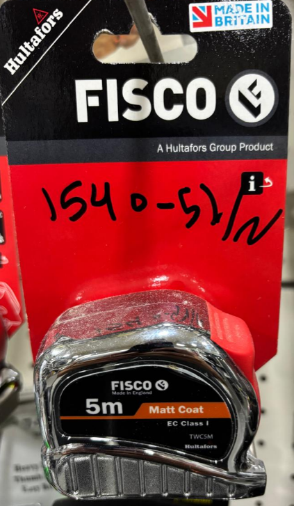 MEASURING TAPE 5M,FISCO,TWC5M.